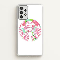 Pink Coffee Logo  - Coffee Phone Case for Galaxy A52 / A52s