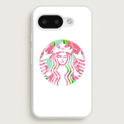 Pink Coffee Logo  - Coffee Phone Case for Google Pixel 9a