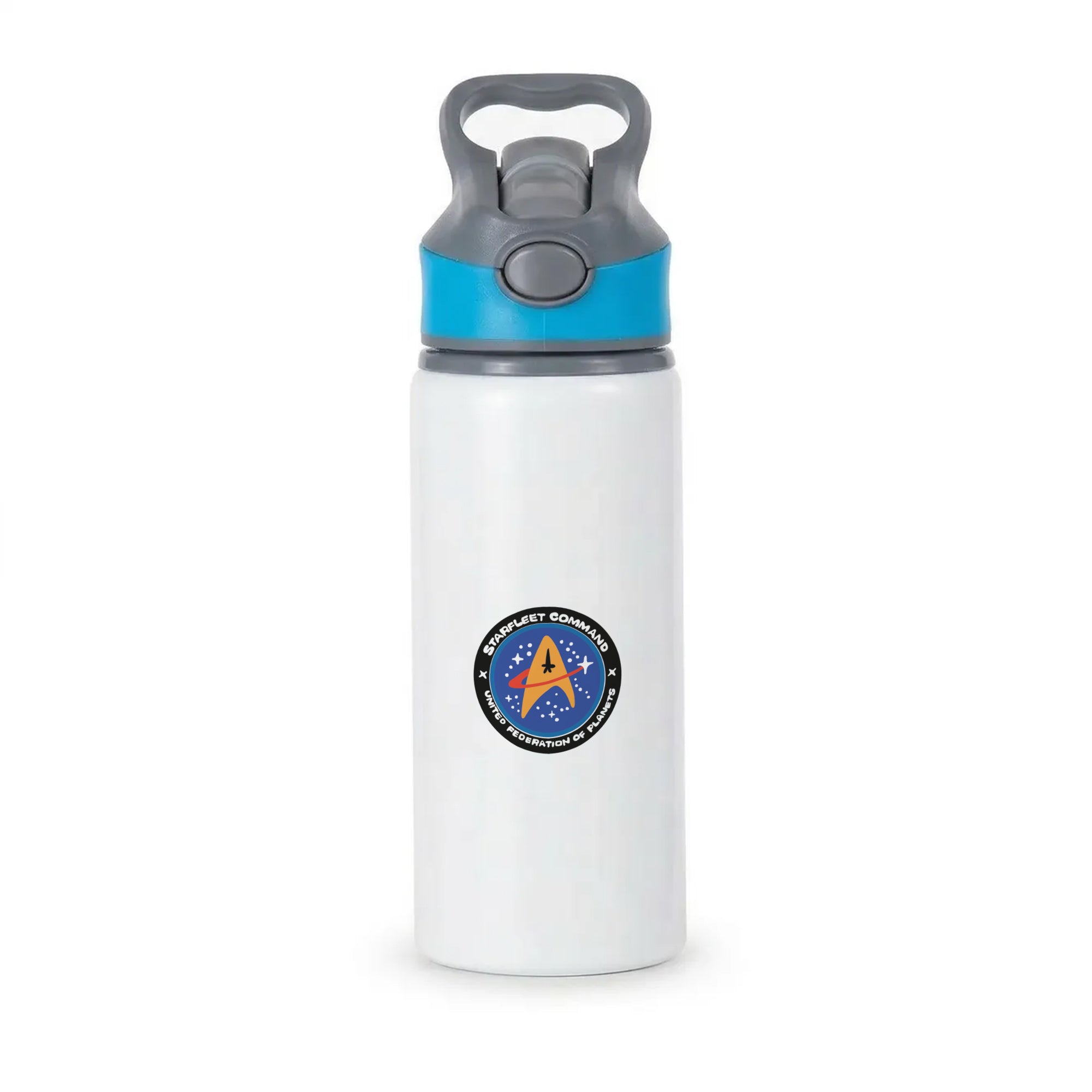 Starfleet command Active Water Bottle - Blue