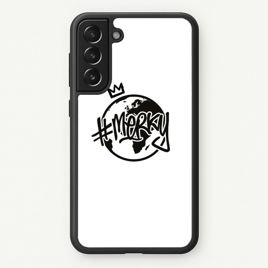 Hashtag Merky Globe  - Stormzy Phone Case for Galaxy S21FE