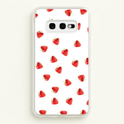 Strawberry Pattern  -  Phone Case for Galaxy S10e