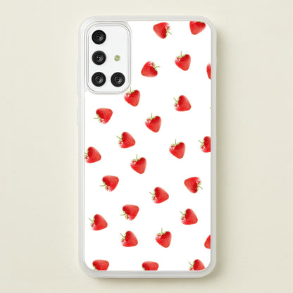 Strawberry Pattern  -  Phone Case for Galaxy A71