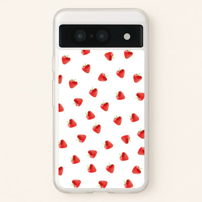 Strawberry Pattern  -  Phone Case for Google Pixel 8