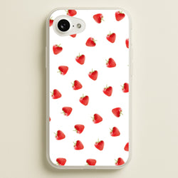 Strawberry Pattern  -  Phone Case for iPhone 16e