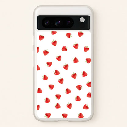 Strawberry Pattern  -  Phone Case for Google Pixel 8 Pro