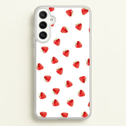 Strawberry Pattern  -  Phone Case for Galaxy A36