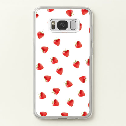 Strawberry Pattern  -  Phone Case for Galaxy S8 Plus