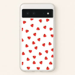 Strawberry Pattern  -  Phone Case for Google Pixel 6