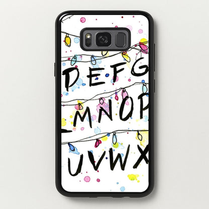 Stranger Wall Lights  - Stranger Things Phone Case for Galaxy S8 Plus