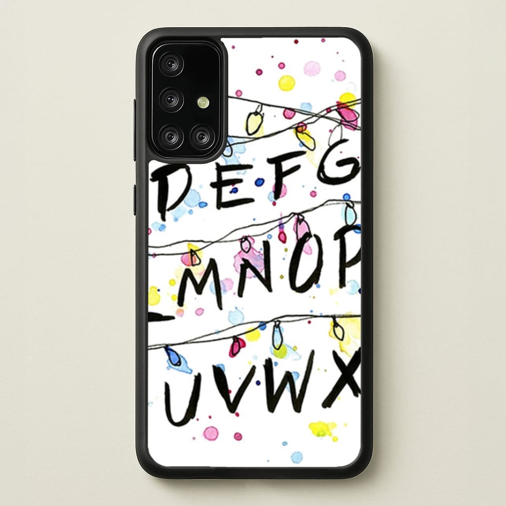 Stranger Wall Lights  - Stranger Things Phone Case for Galaxy A71