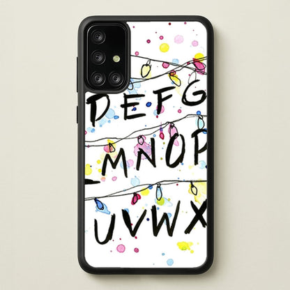 Stranger Wall Lights  - Stranger Things Phone Case for Galaxy A71