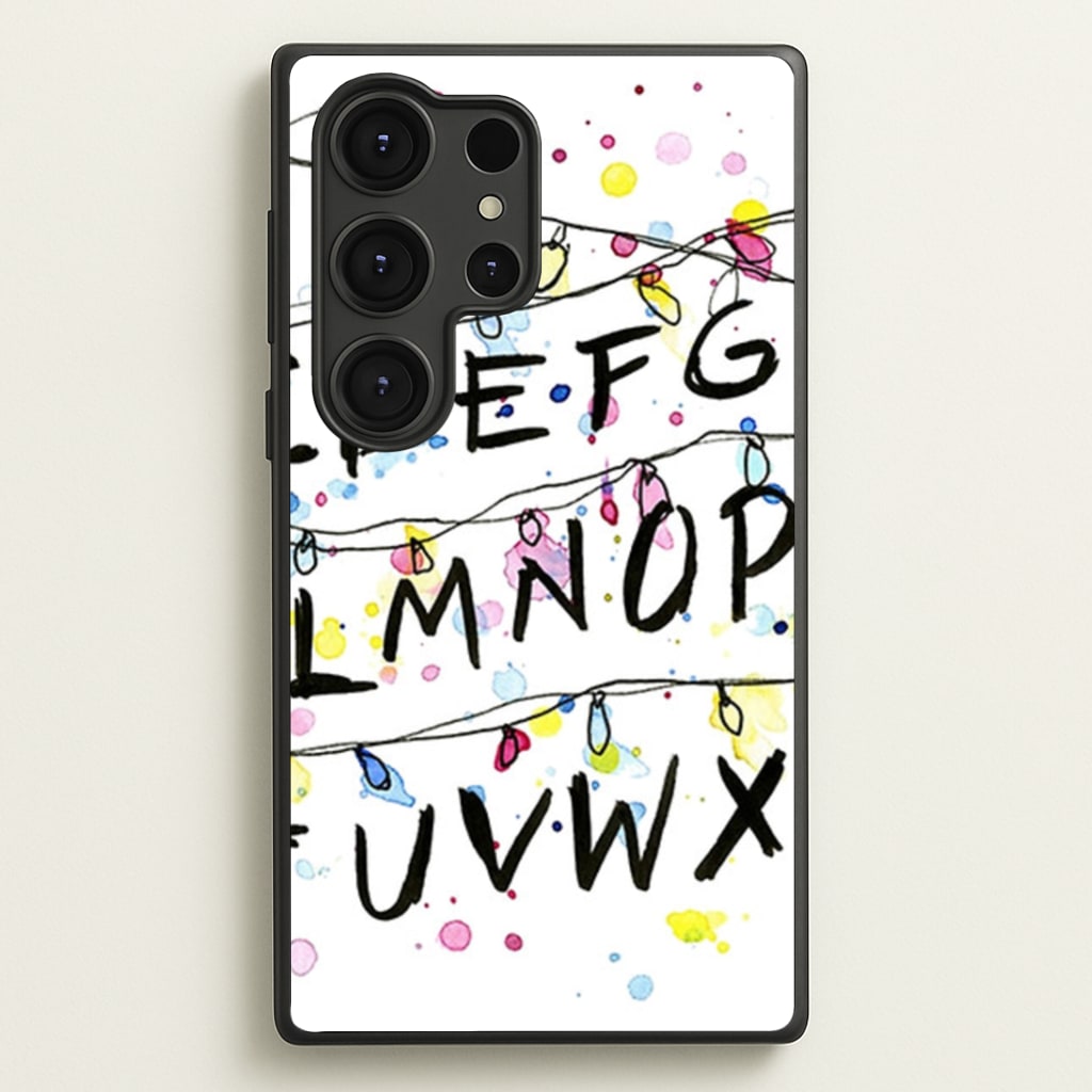 Stranger Wall Lights  - Stranger Things Phone Case for Galaxy S25 Ultra