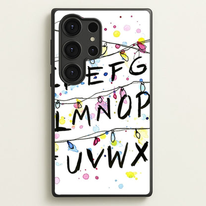 Stranger Wall Lights  - Stranger Things Phone Case for Galaxy S25 Ultra