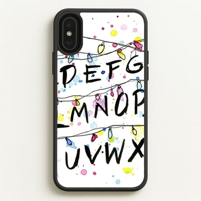Stranger Wall Lights  - Stranger Things Phone Case for iPhone XS Max