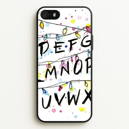 Stranger Wall Lights  - Stranger Things Phone Case for iPhone 5 / 5s / SE 2016