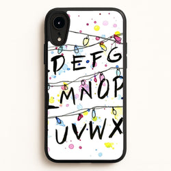 Stranger Wall Lights  - Stranger Things Phone Case for iPhone XR