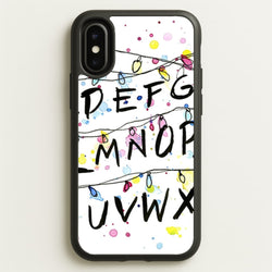 Stranger Wall Lights  - Stranger Things Phone Case for iPhone X / XS