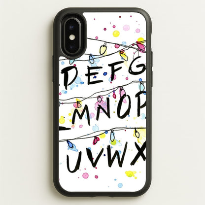 Stranger Wall Lights  - Stranger Things Phone Case for iPhone X / XS