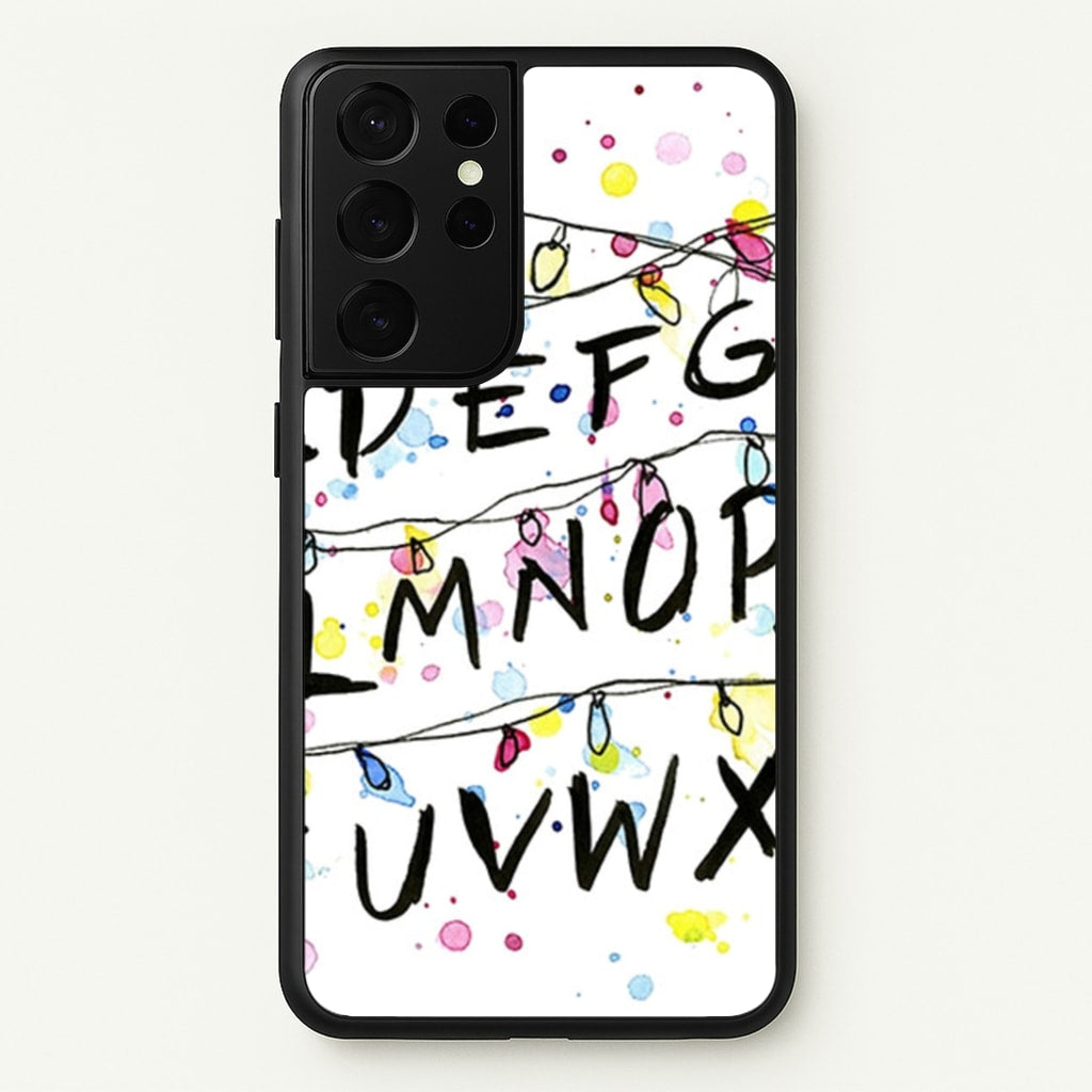 Stranger Wall Lights  - Stranger Things Phone Case for Galaxy S21 Ultra
