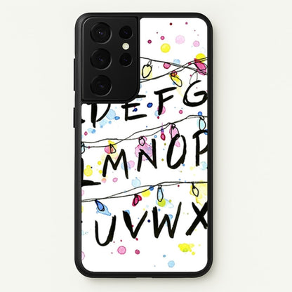 Stranger Wall Lights  - Stranger Things Phone Case for Galaxy S21 Ultra