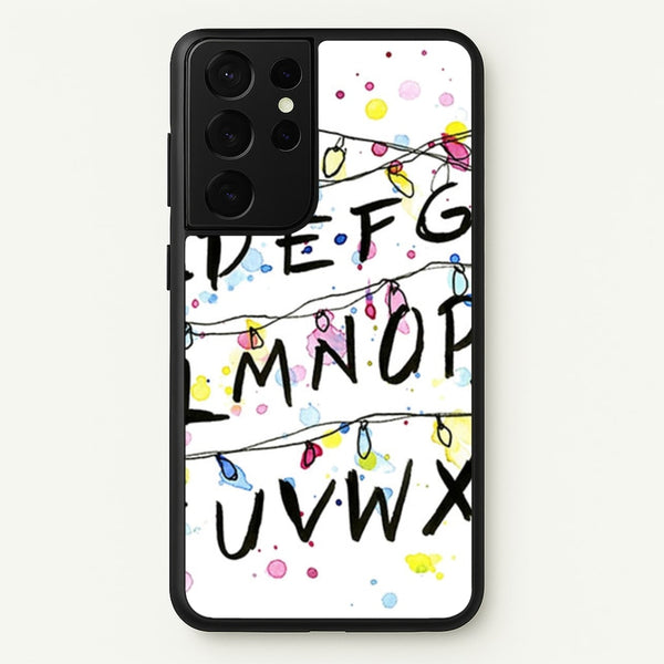 Stranger Wall Lights  - Stranger Things Phone Case for Galaxy S21 Ultra