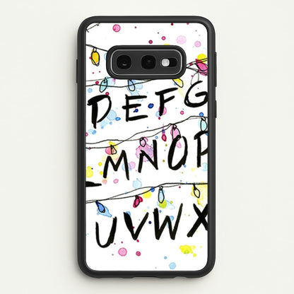 Stranger Wall Lights  - Stranger Things Phone Case for Galaxy S10e
