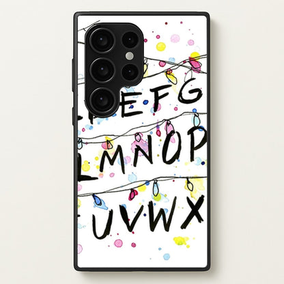 Stranger Wall Lights  - Stranger Things Phone Case for Galaxy S24 Ultra