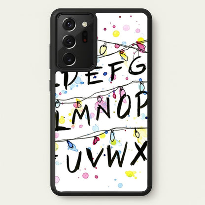 Stranger Wall Lights  - Stranger Things Phone Case for Galaxy Note 20 Ultra