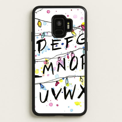 Stranger Wall Lights  - Stranger Things Phone Case for Galaxy S9