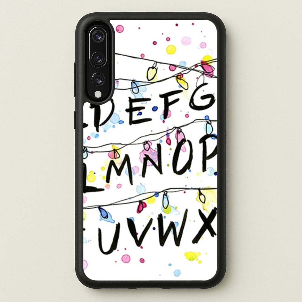 Stranger Wall Lights  - Stranger Things Phone Case for Huawei P20 Pro