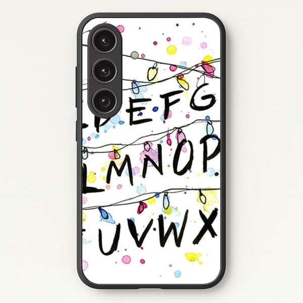 Stranger Wall Lights  - Stranger Things Phone Case for Galaxy S25 Plus