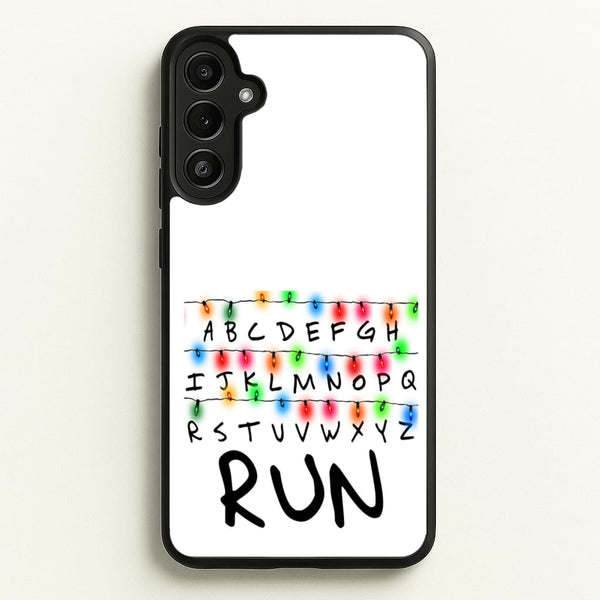 Run  - Stranger Things Phone Case for Galaxy A34