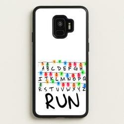 Run  - Stranger Things Phone Case for Galaxy S9