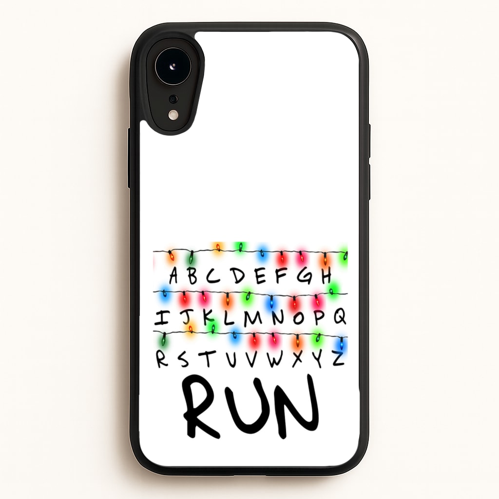 Run  - Stranger Things Phone Case for iPhone XR