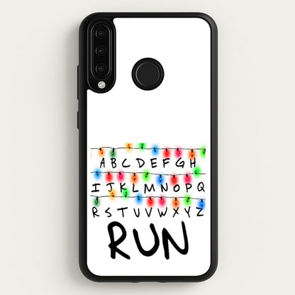 Run  - Stranger Things Phone Case for Huawei P30 Lite