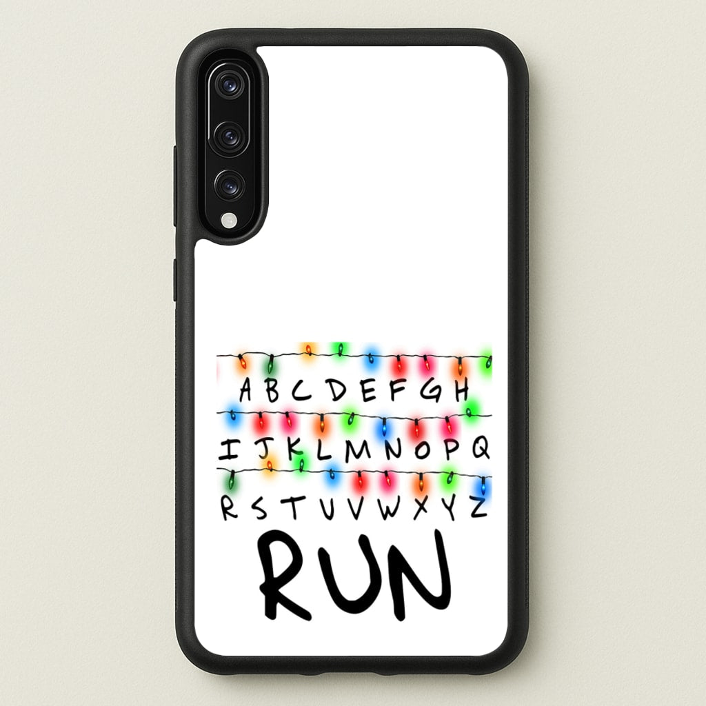 Run  - Stranger Things Phone Case for Huawei P20 Pro