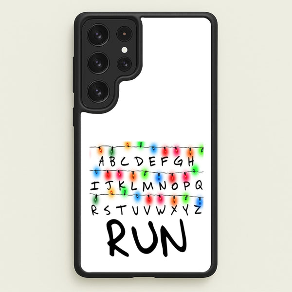 Run  - Stranger Things Phone Case for Galaxy S22 Ultra