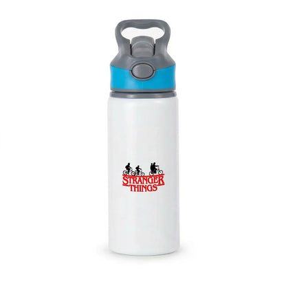 Stranger Cycling Logo Active Water Bottle - Blue