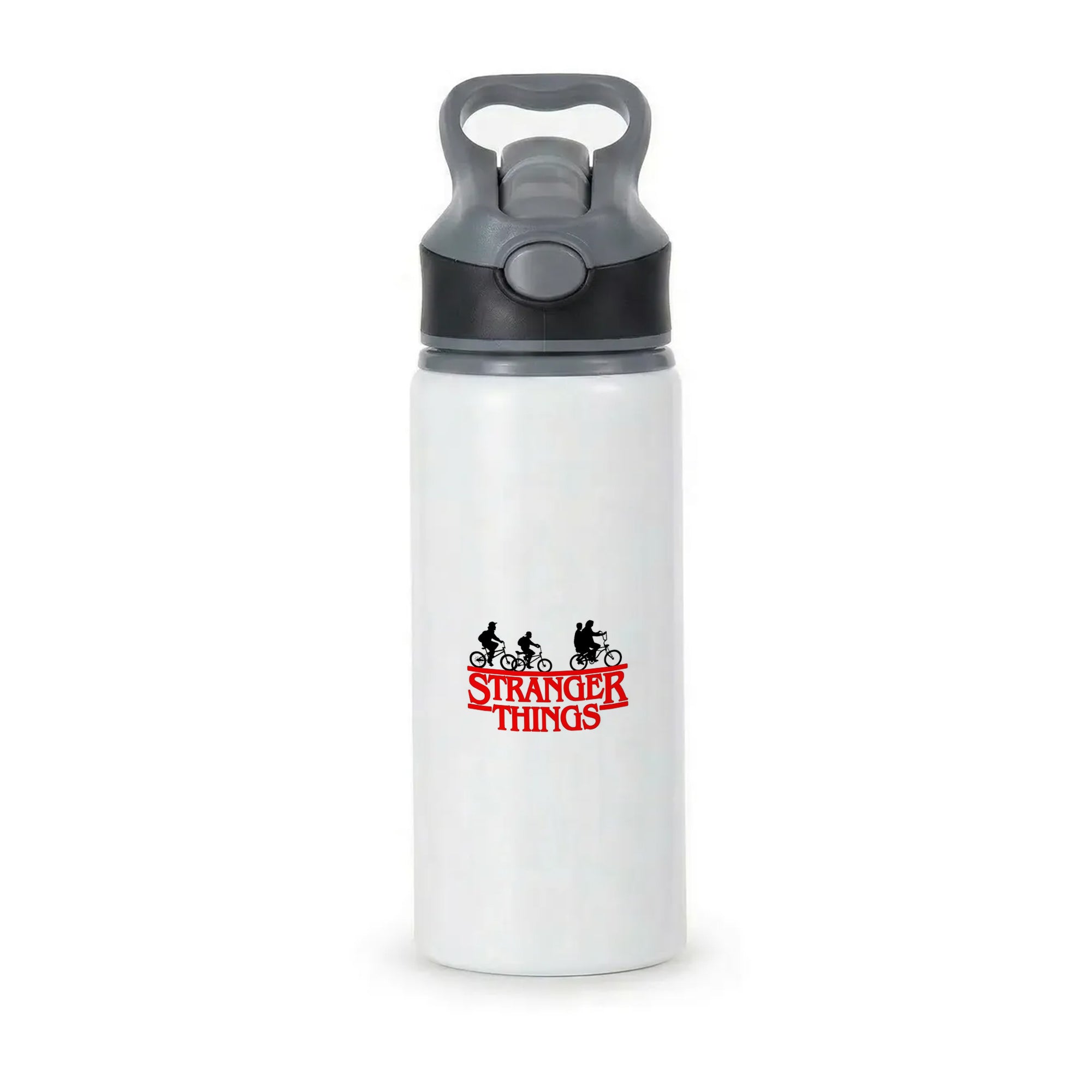 Stranger Cycling Logo Active Water Bottle - Black
