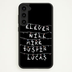 Eleven, Will, Mike, Dustin & Lucas  - Stranger Things Phone Case for Galaxy S23