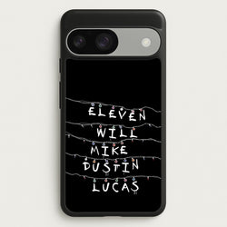 Eleven, Will, Mike, Dustin & Lucas  - Stranger Things Phone Case for Google Pixel 9 / 9 Pro