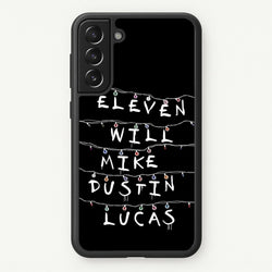 Eleven, Will, Mike, Dustin & Lucas  - Stranger Things Phone Case for Galaxy S22 Plus