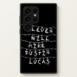 Eleven, Will, Mike, Dustin & Lucas  - Stranger Things Phone Case for Galaxy S24 Ultra
