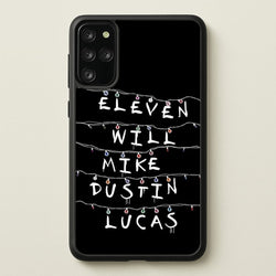 Eleven, Will, Mike, Dustin & Lucas  - Stranger Things Phone Case for Galaxy S20 Plus