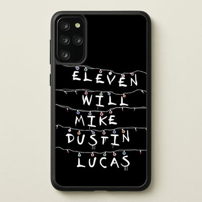 Eleven, Will, Mike, Dustin & Lucas  - Stranger Things Phone Case for Galaxy S20 Plus