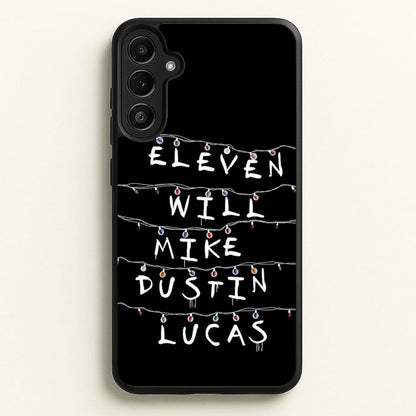 Eleven, Will, Mike, Dustin & Lucas  - Stranger Things Phone Case for Galaxy A36