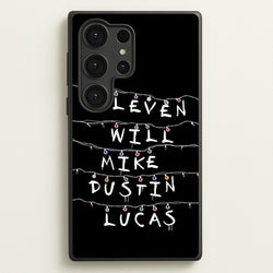 Eleven, Will, Mike, Dustin & Lucas  - Stranger Things Phone Case for Galaxy S25 Ultra