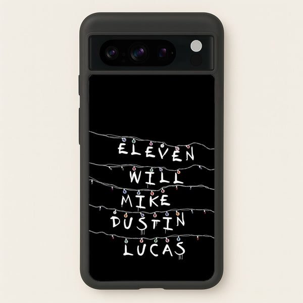 Eleven, Will, Mike, Dustin & Lucas  - Stranger Things Phone Case for Google Pixel 8 Pro