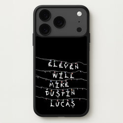 Eleven, Will, Mike, Dustin & Lucas Phone Case for iPhone 17 Pro