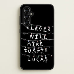Eleven, Will, Mike, Dustin & Lucas  - Stranger Things Phone Case for Galaxy A54
